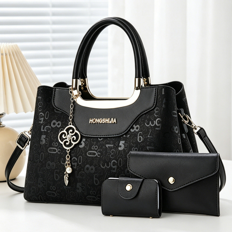 Women'S Bags Handbags - 3-piece Fashion Women's Handbag Set, Light