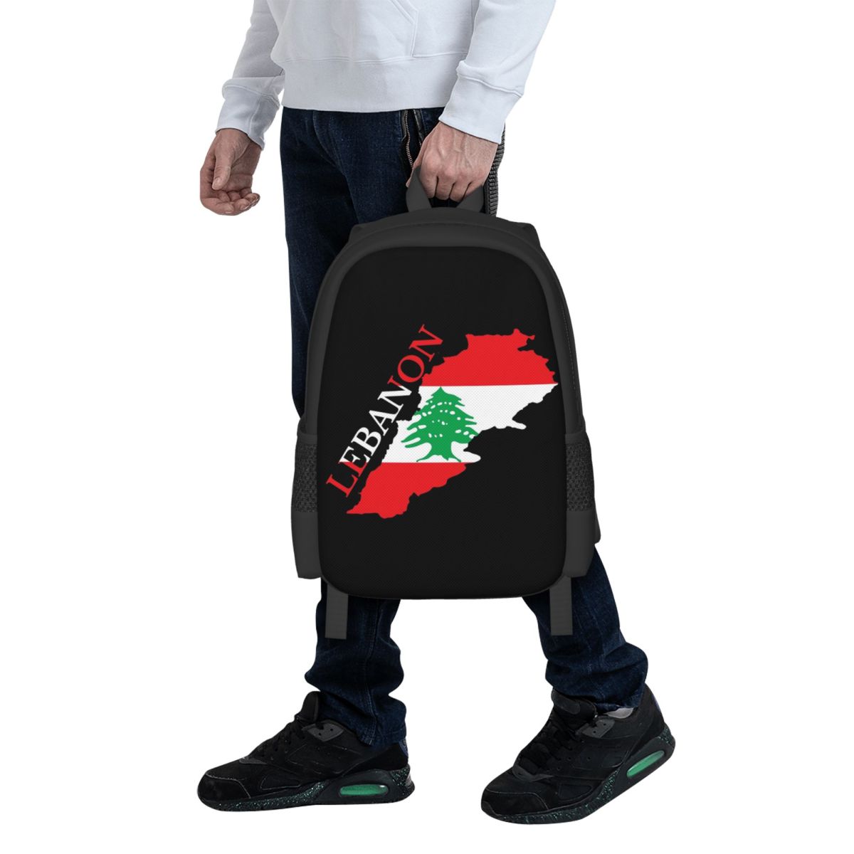 Women Bags Lebanon - Lebanon Flag Map Student Backpack School