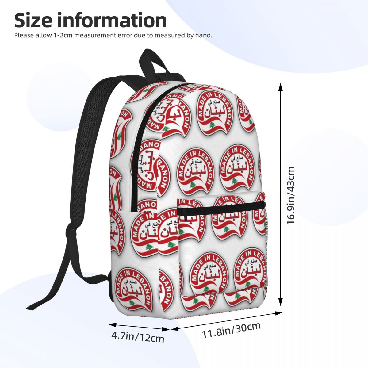 Lebanon Watercolor Lebanon Fla - Women Bags Lebanon recension och pris