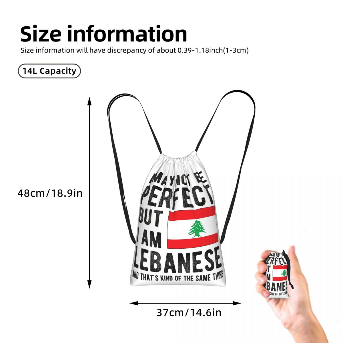 Lebanese Flag Lebanon Heritage - Women Bags Lebanon recension och pris