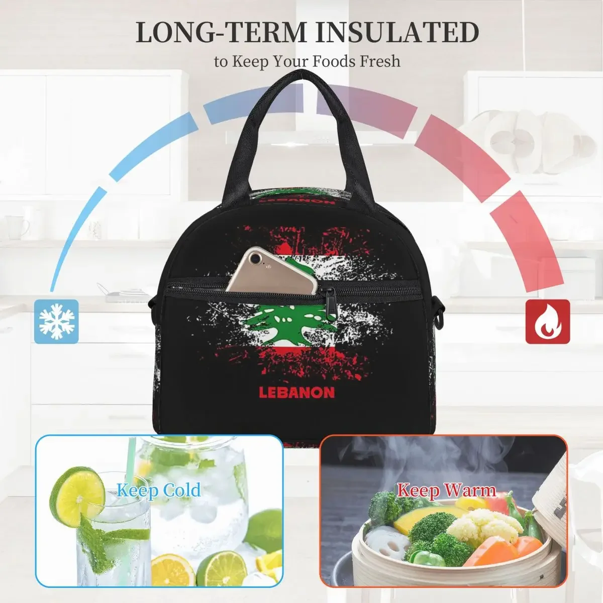 Lebanon Watercolor Lebanon Fla - Women Bags Lebanon recension och pris