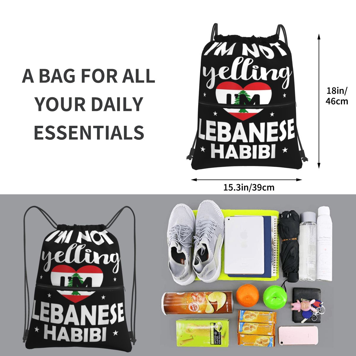 Lebanese Flag Lebanon Heritage - Women Bags Lebanon recension och pris