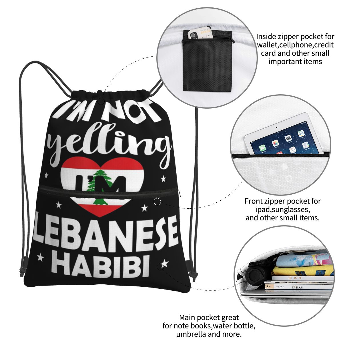 Lebanese Flag Lebanon Heritage - Women Bags Lebanon recension och pris