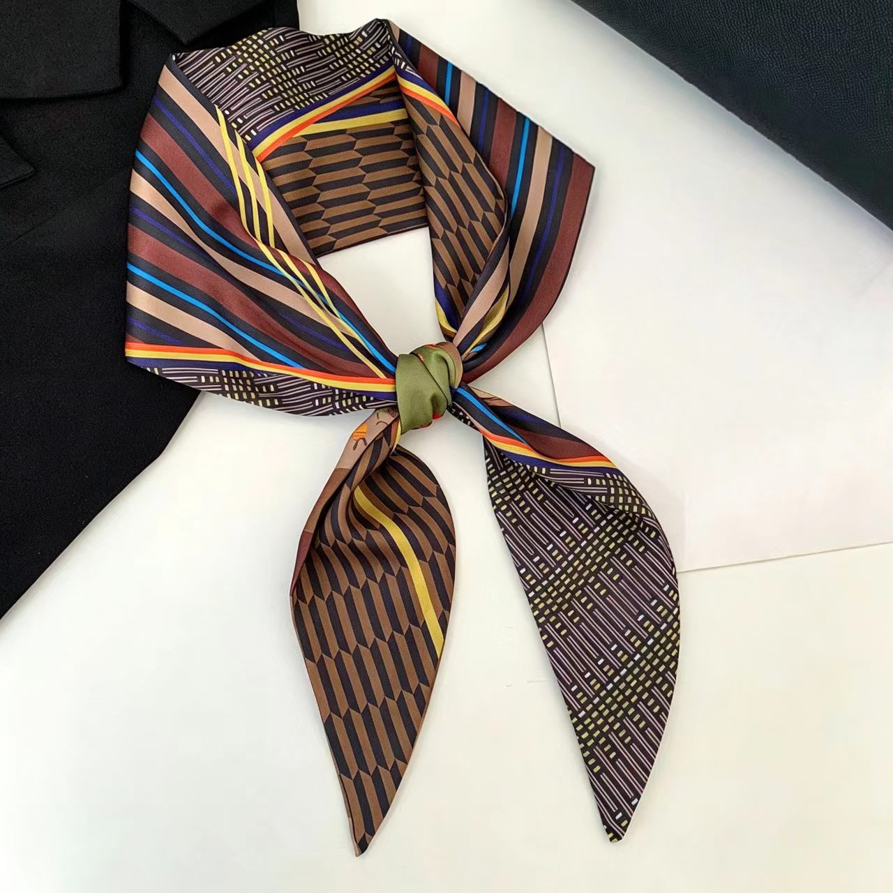 Luxury Print Long Hair Ribbon  - Women Bags H&M recension och pris