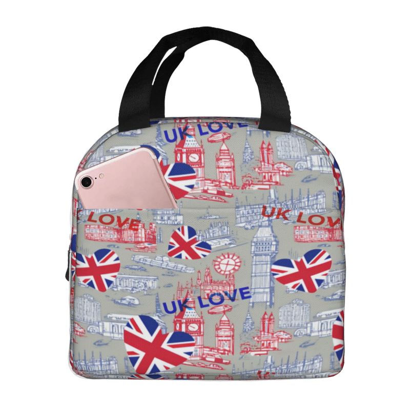 Flag Of The UK Insulated Lunch - Women Bags In Uk recension och pris