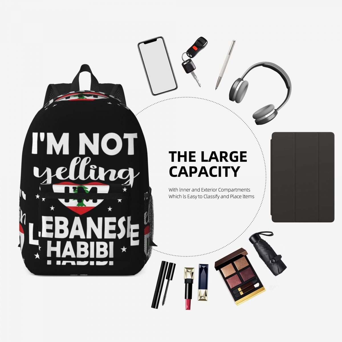 Lebanese Flag Lebanon Heritage - Women Bags Lebanon recension och pris