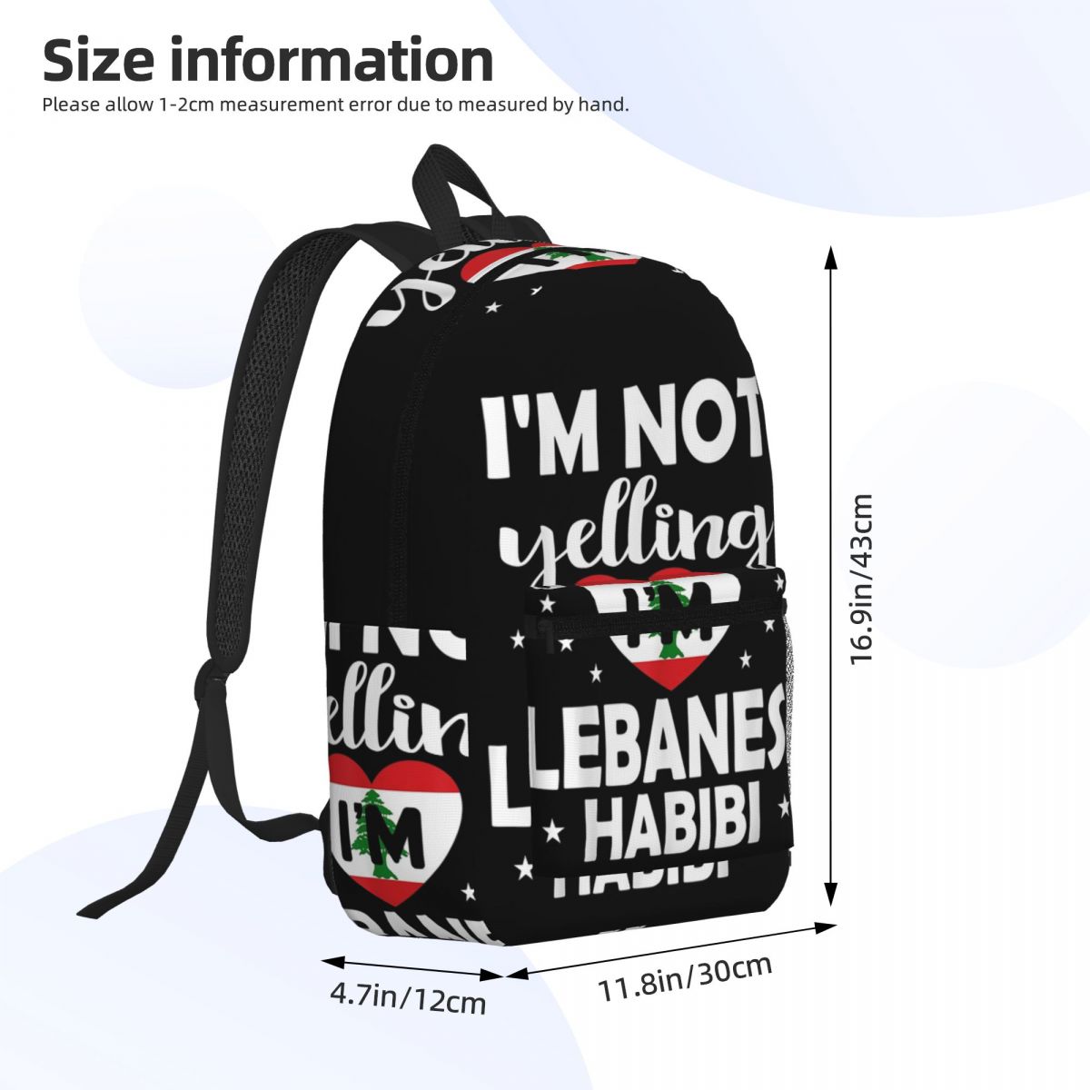 Lebanese Flag Lebanon Heritage - Women Bags Lebanon recension och pris