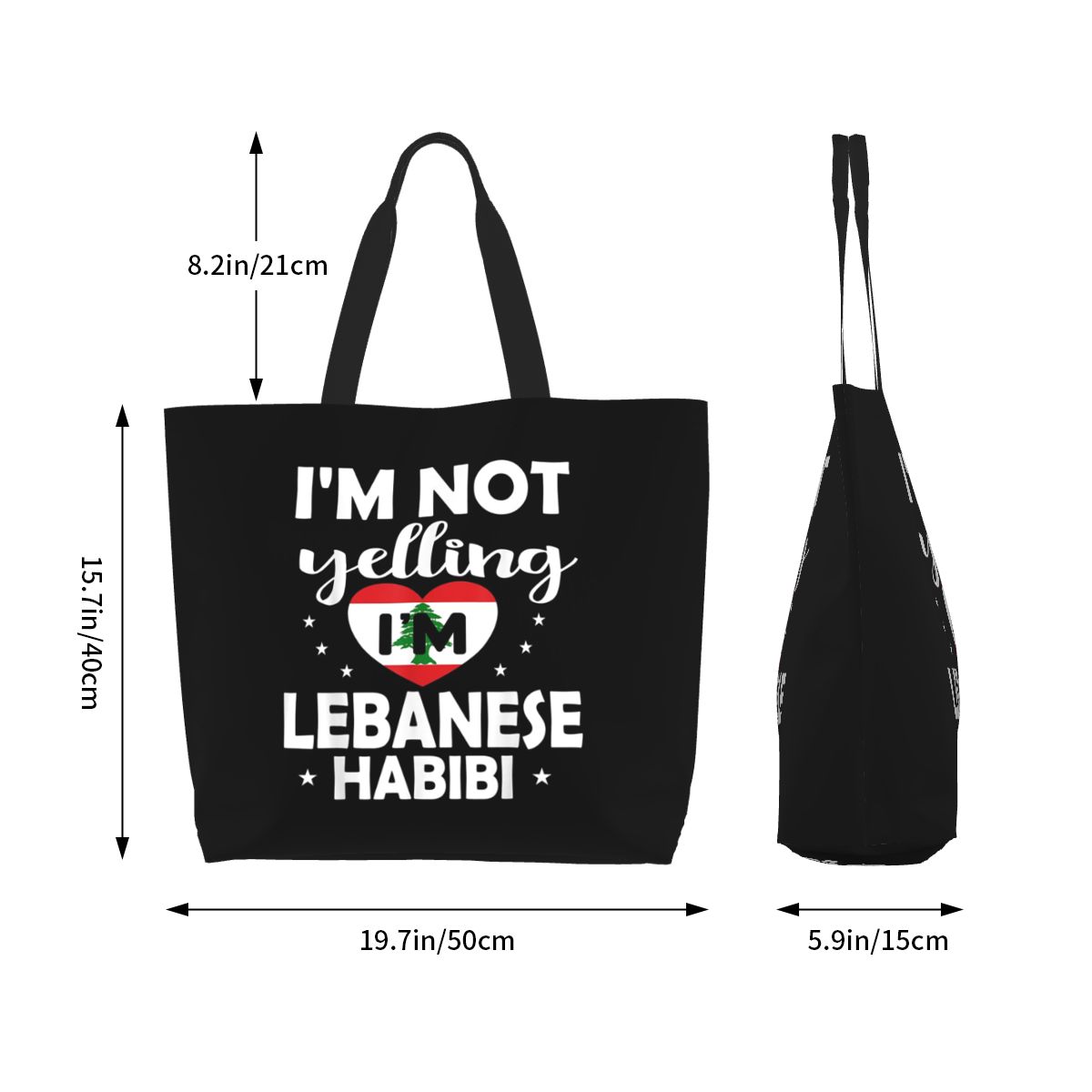 Lebanese Flag Lebanon Heritage - Women Bags Lebanon recension och pris