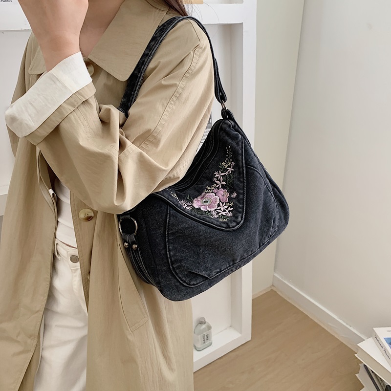 Vintage Denim Crossbody Should - Women Bags Jeans recension och pris