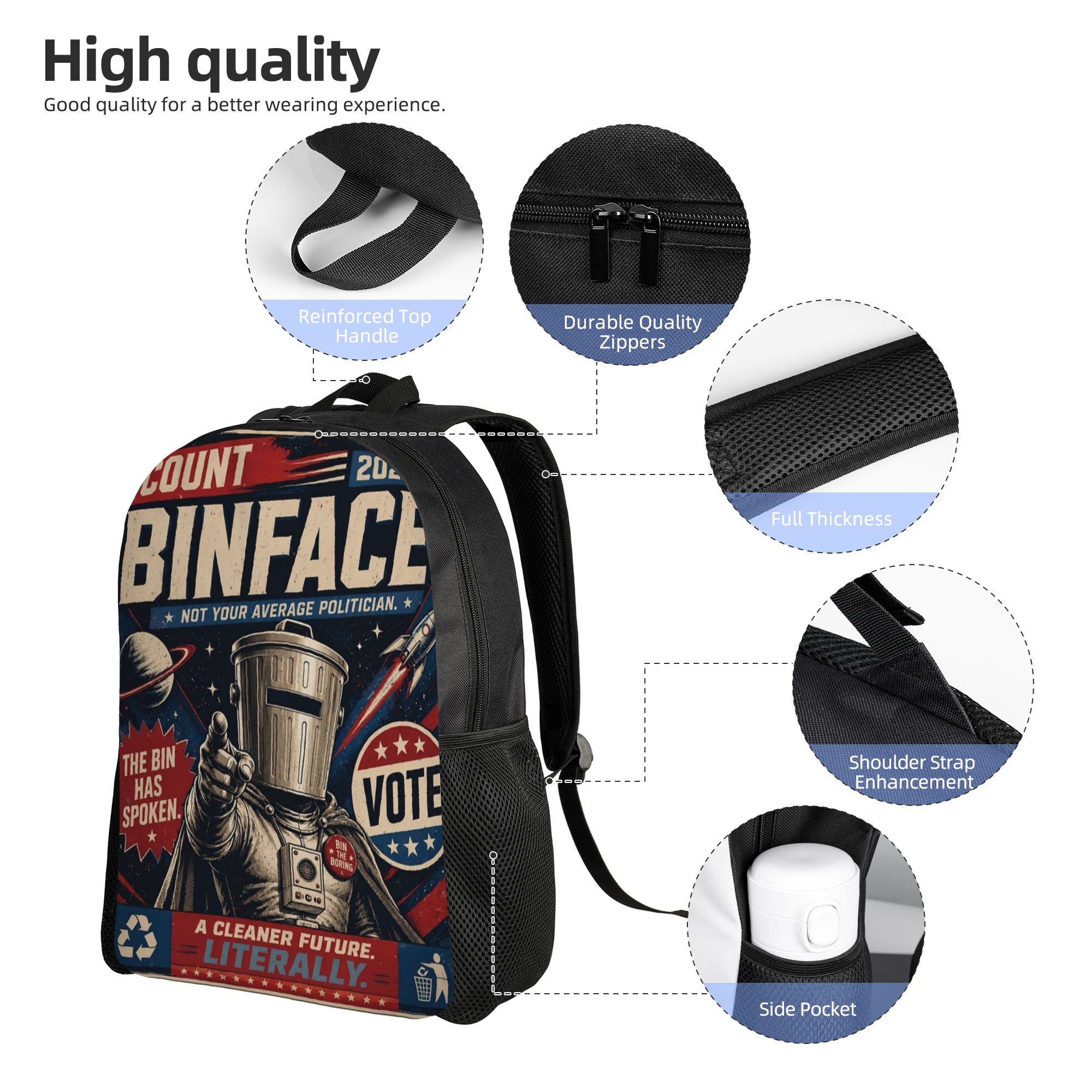 Count Binface Vote Binface UK  - Women Bags In Uk recension och pris