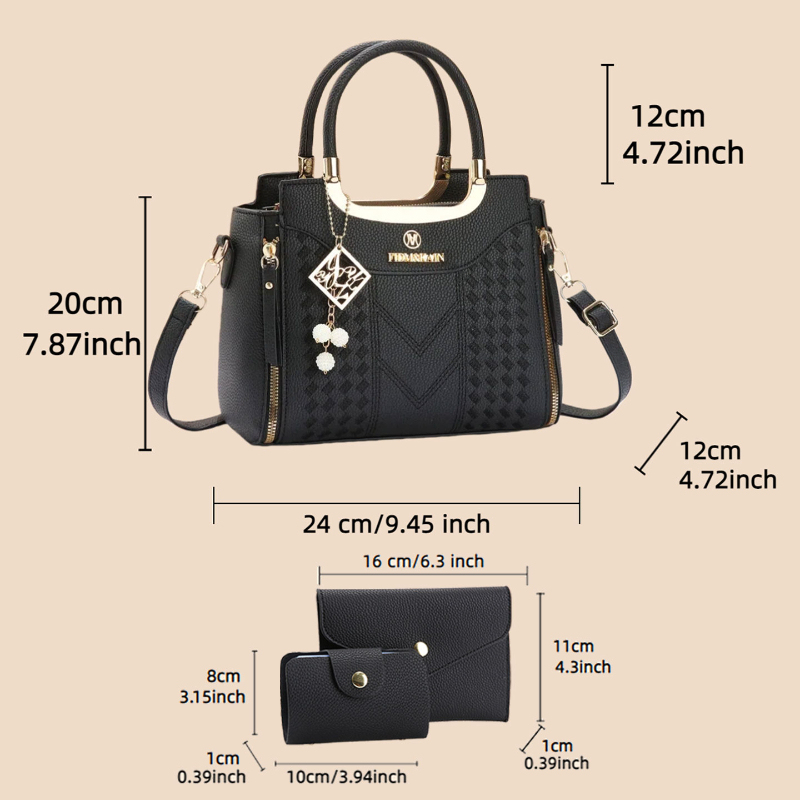 3-piece handbag set made of ly - Women'S Bags Handbags recension och pris