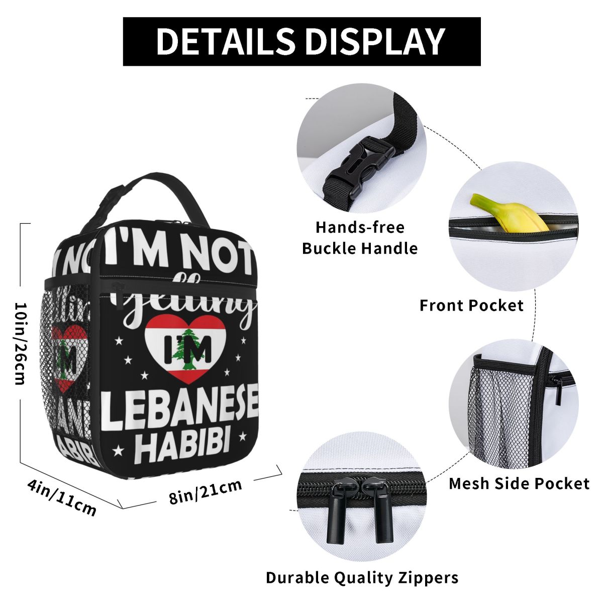 Lebanese Flag Lebanon Heritage - Women Bags Lebanon recension och pris