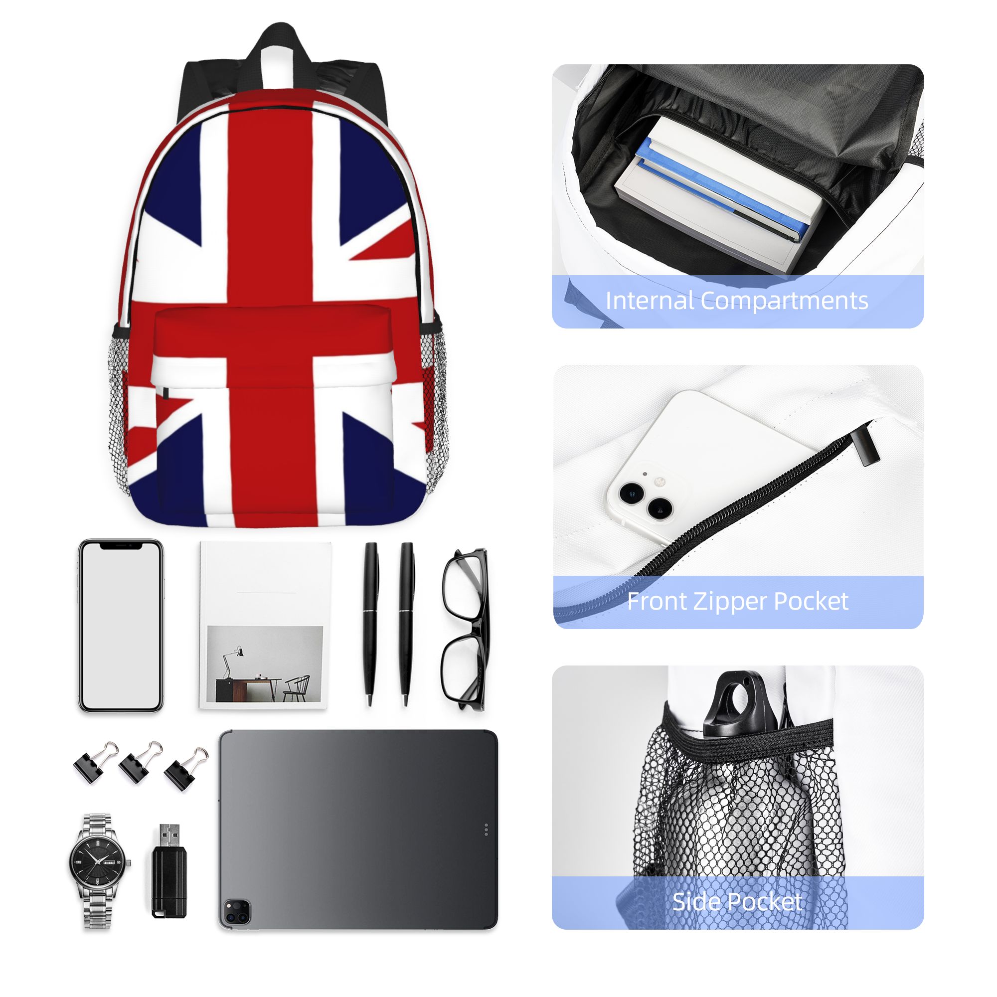 Union Jack Flag Of The UK Back - Women Bags In Uk recension och pris