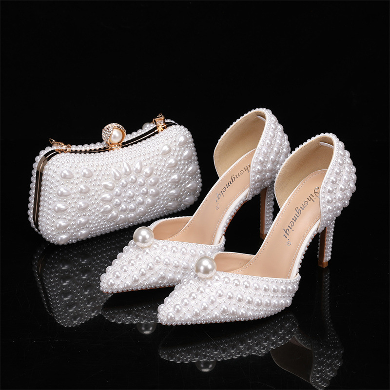 Bag and Shoe Set for Women Pea - Women Bags White recension och pris