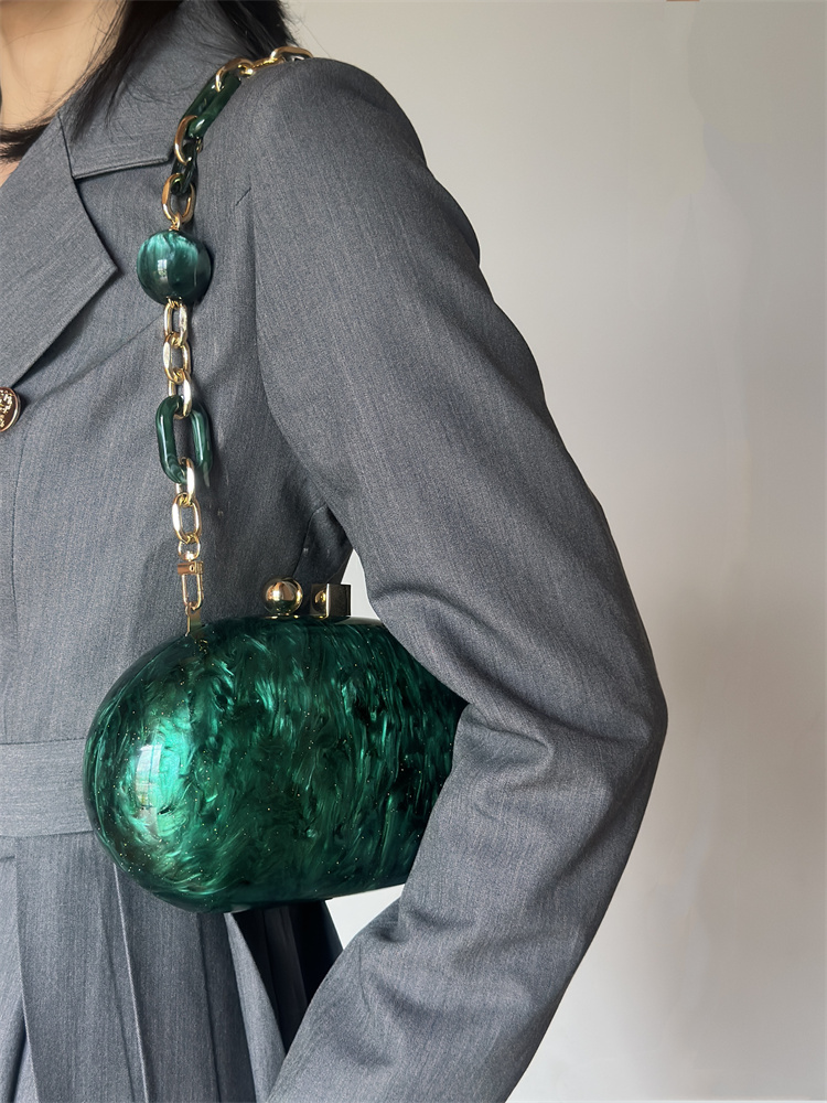 Banquet New Acrylic Clutch Bag - Women Bags Green recension och pris