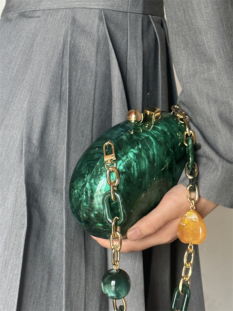 Banquet New Acrylic Clutch Bag - Women Bags Green recension och pris