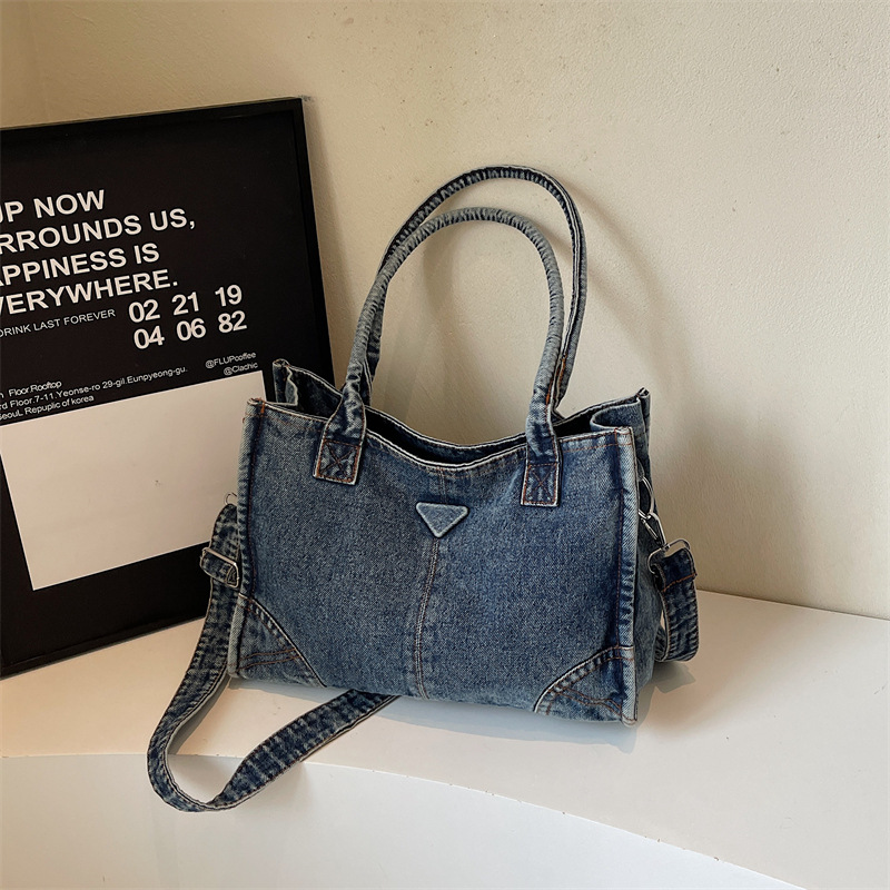 Vintage Denim Shoulder Bag Wom - Women Bags Jeans recension och pris