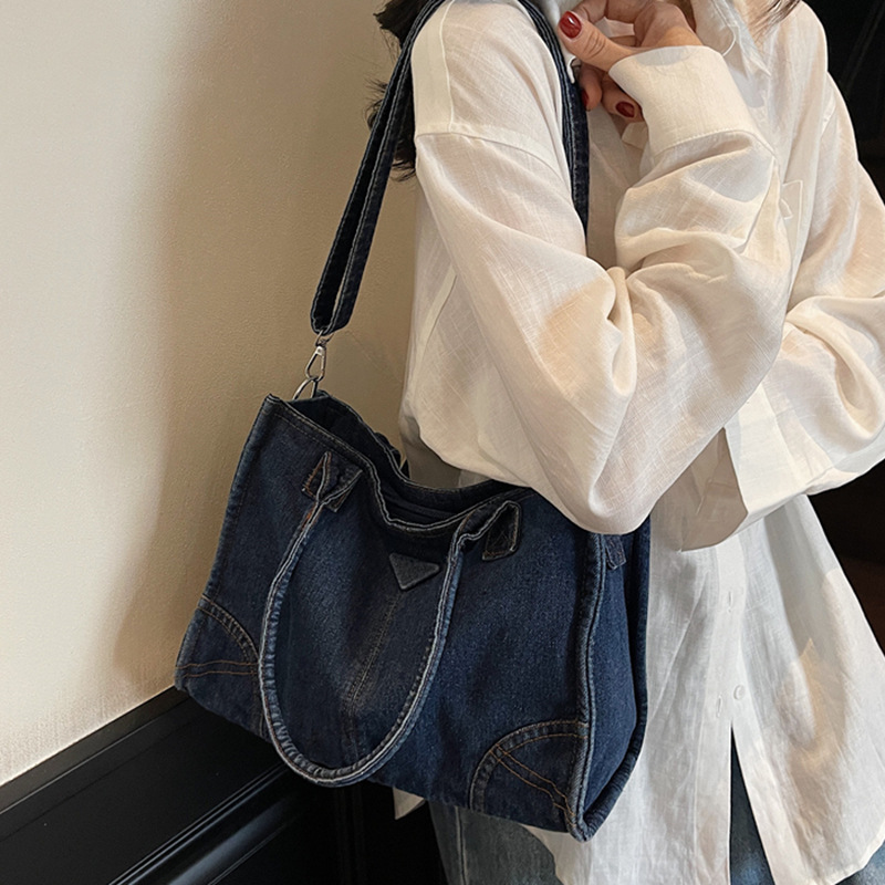Vintage Denim Shoulder Bag Wom - Women Bags Jeans recension och pris