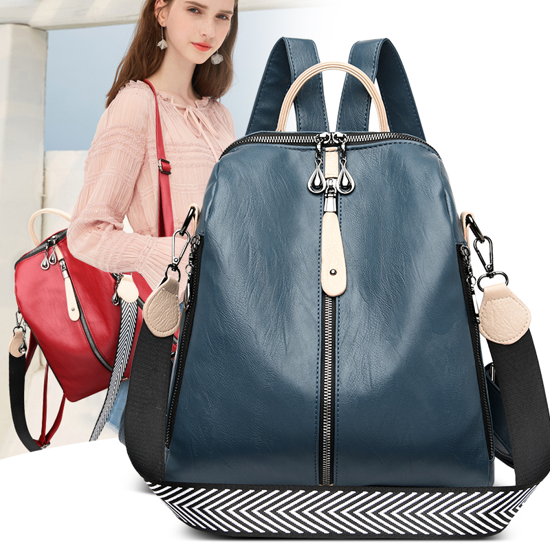 Fashion Backpack Women Soft Le - Women Bags White recension och pris