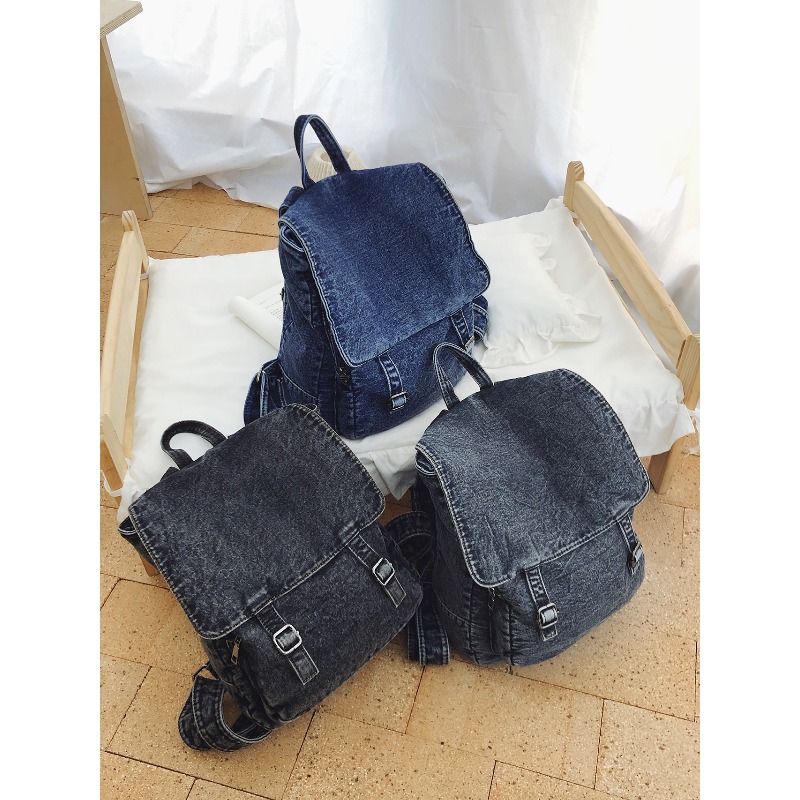 Vintage Denim Backpack For Wom - Women Bags Jeans recension och pris