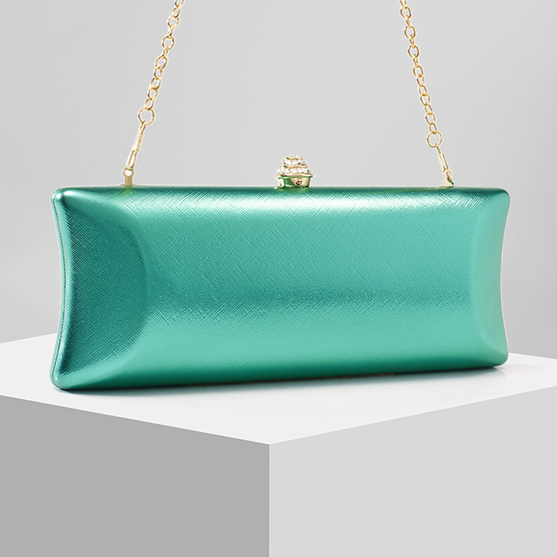 Classical Long Box Evening Bag - Women Bags Green recension och pris