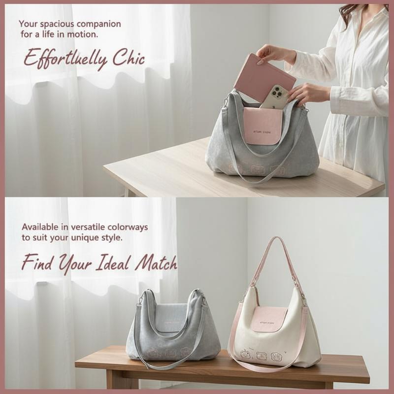 NEW Cute Cartoon Shoulder Bag  - Women Bags White recension och pris