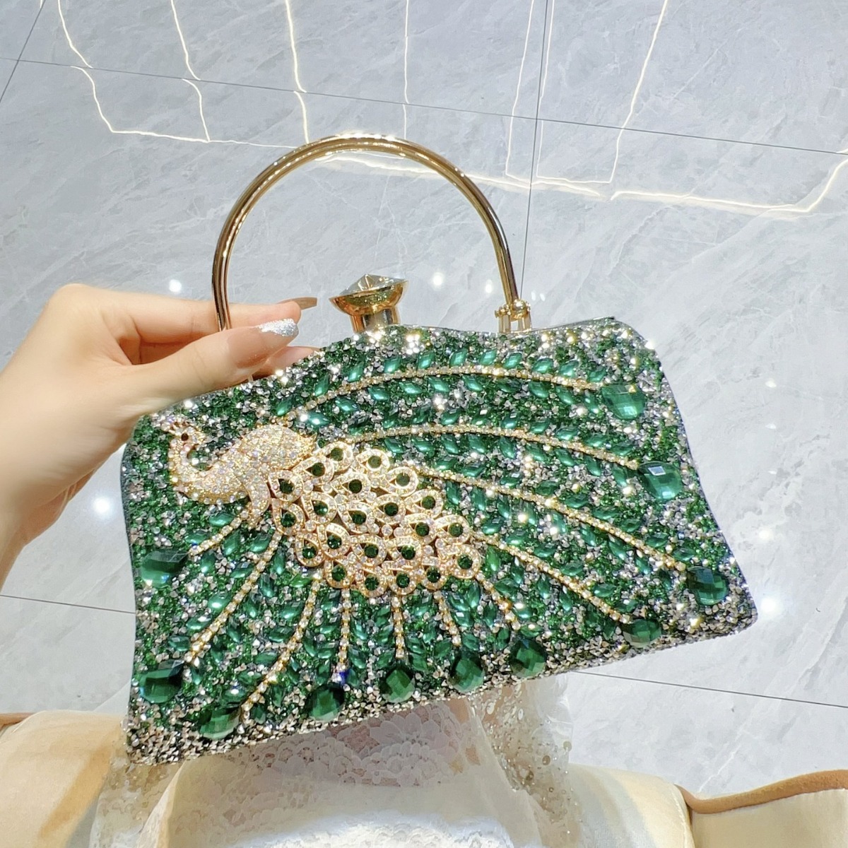 New Full Diamond Handbag with  - Women Handheld Bags recension och pris