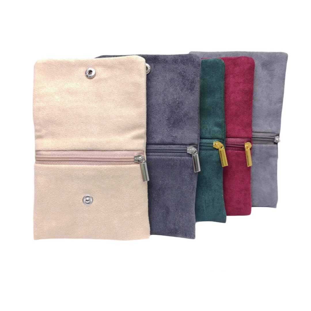 Velvet Jewellery Pouch Snap Zi - Women Bags Collection recension och pris
