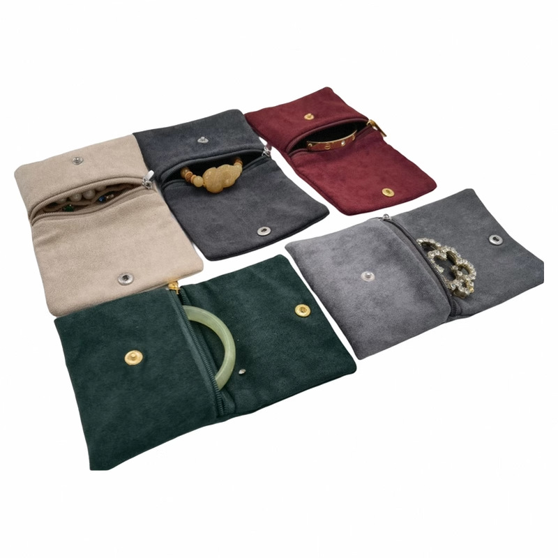 Velvet Jewellery Pouch Snap Zi - Women Bags Collection recension och pris