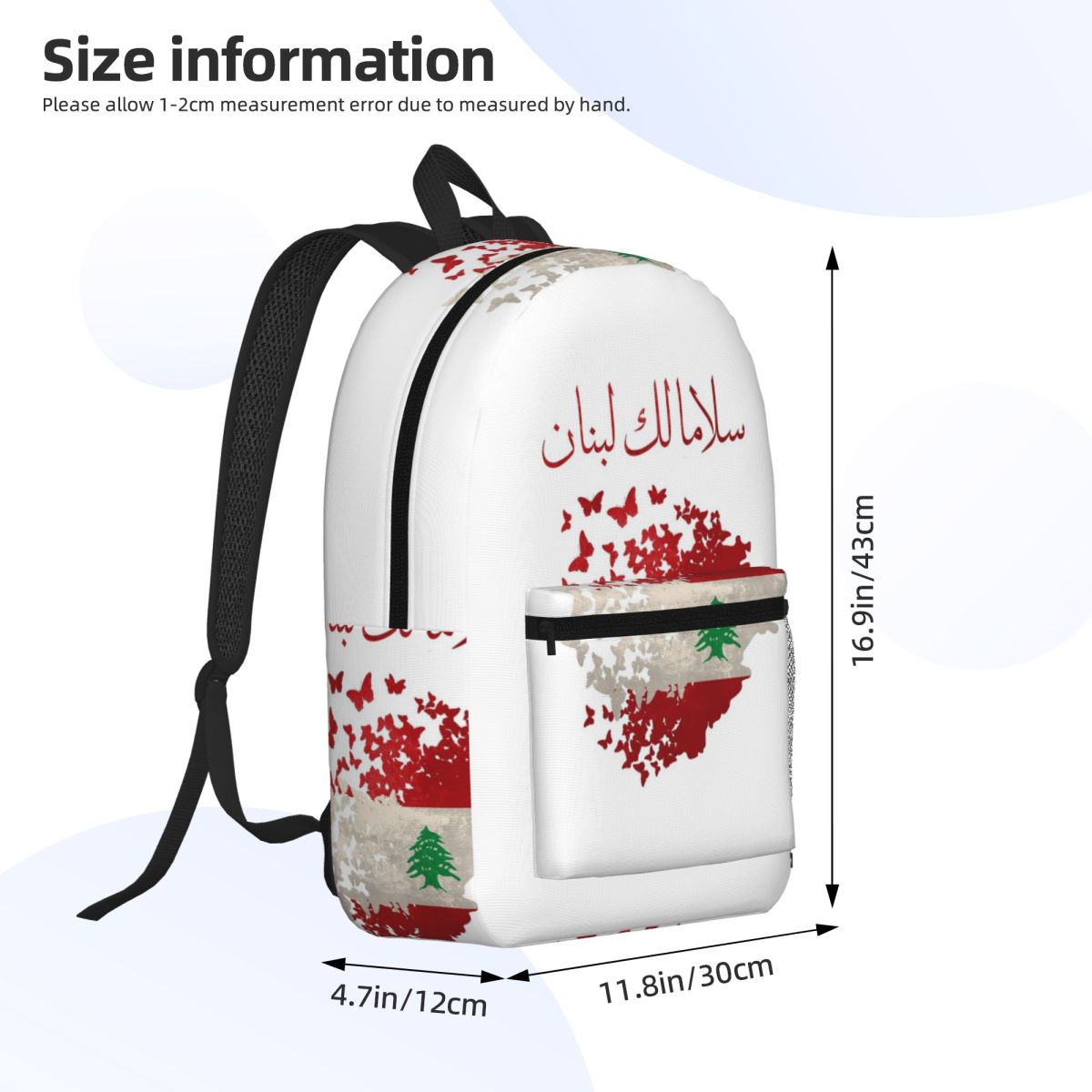 May Peace Come To Lebanon Back - Women Bags Lebanon recension och pris