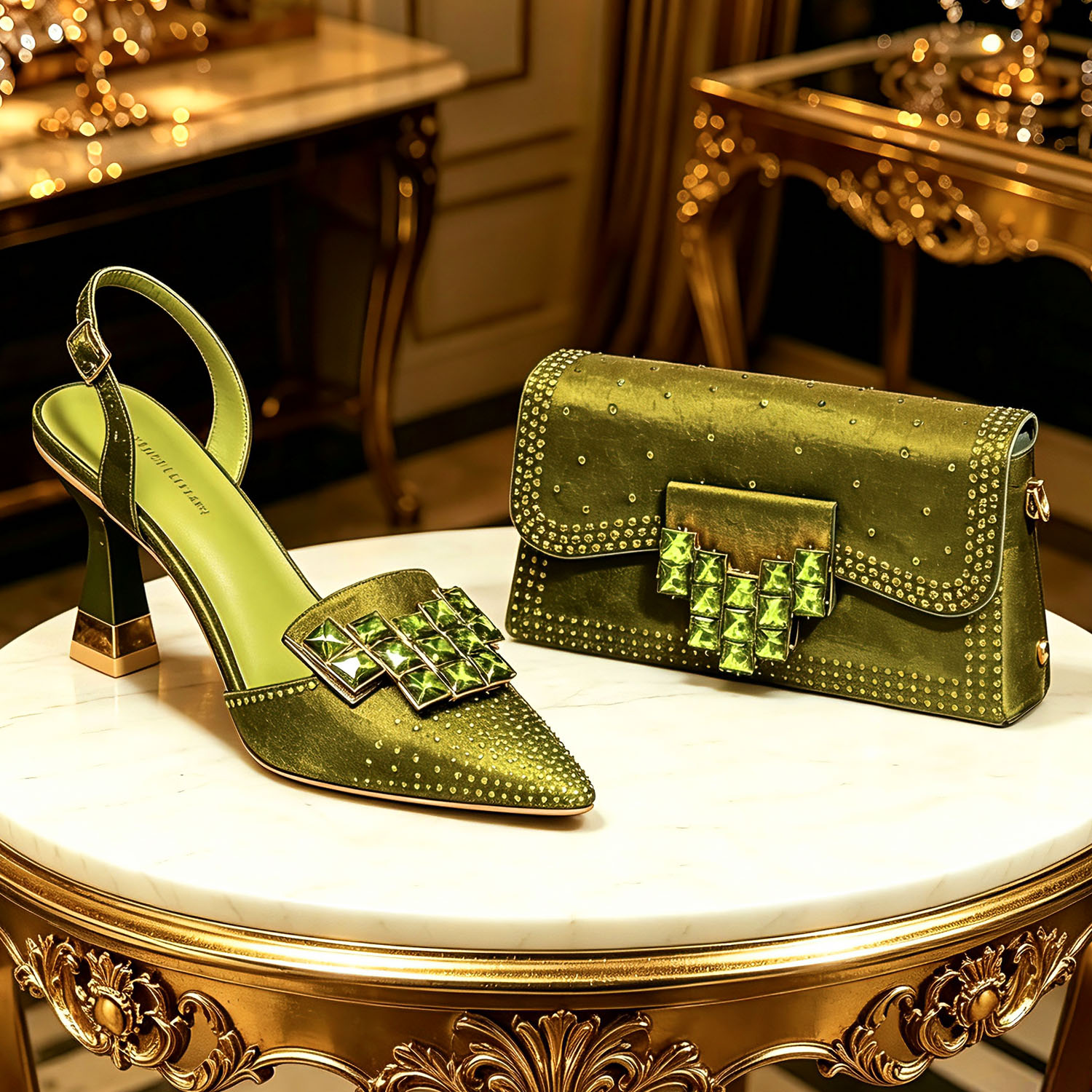 2026 INS Italian Design Olive  - Women Bags Green recension och pris