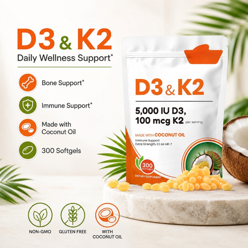Vitamin D3 K2 Softgels with Co - Women Bags Mk recension och pris