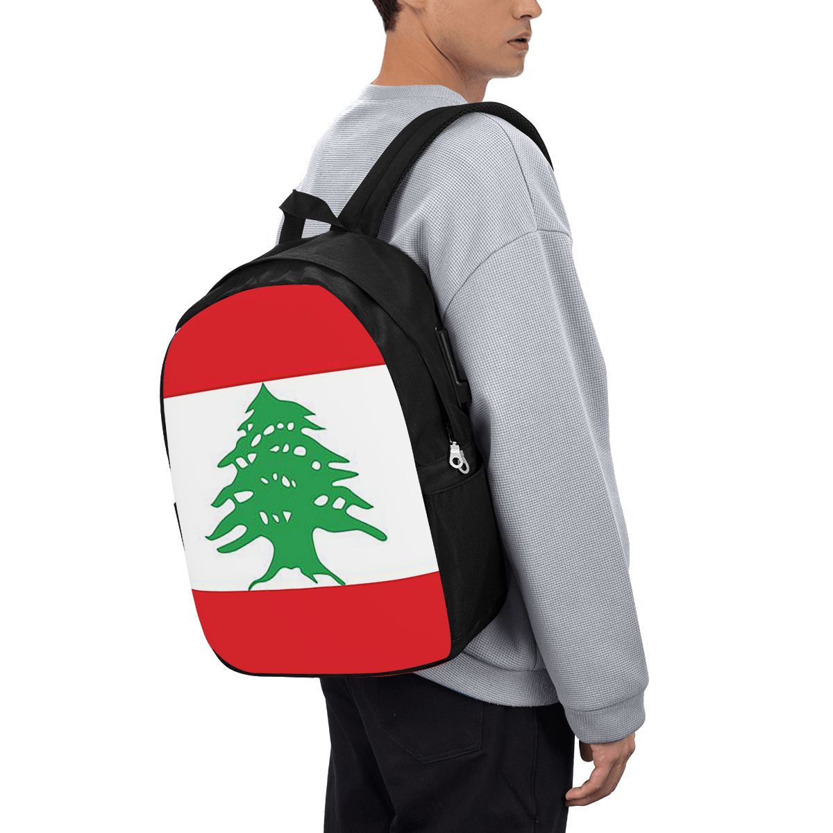 Flag Of Lebanon Backpack Trave - Women Bags Lebanon recension och pris