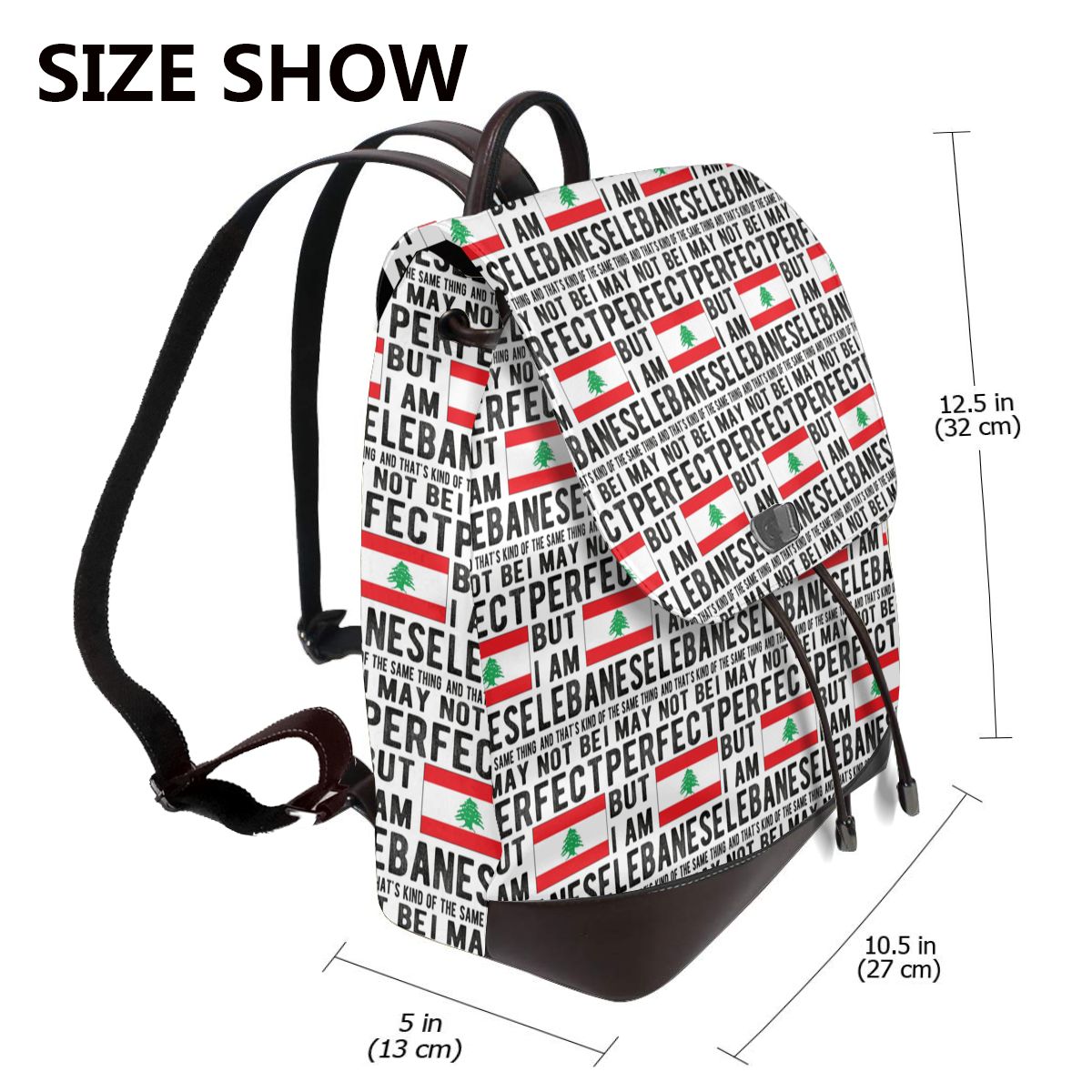 Lebanese Flag Lebanon Heritage - Women Bags Lebanon recension och pris
