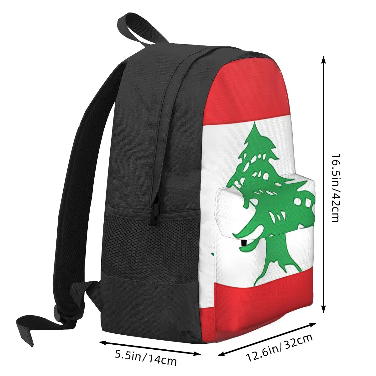Flag Of Lebanon Student Backpa - Women Bags Lebanon recension och pris