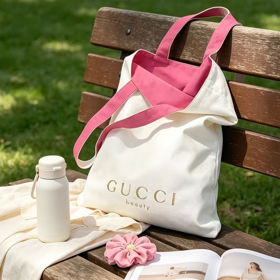 GUCCIs bag Women Canvas Tote B - Women Bags White recension och pris
